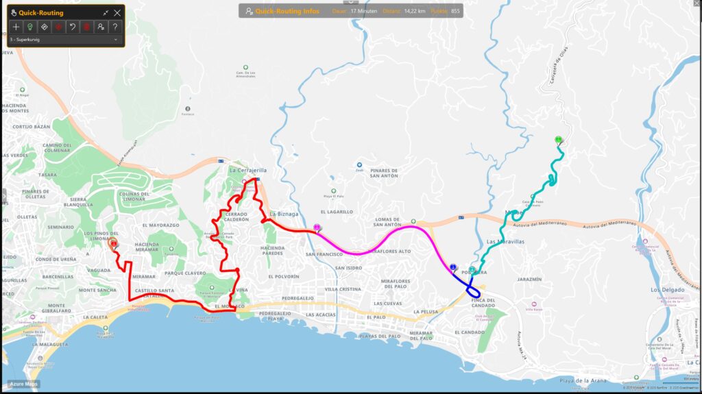 RouteIdiot -Routenplanung ganz einfach, Quick-Routing